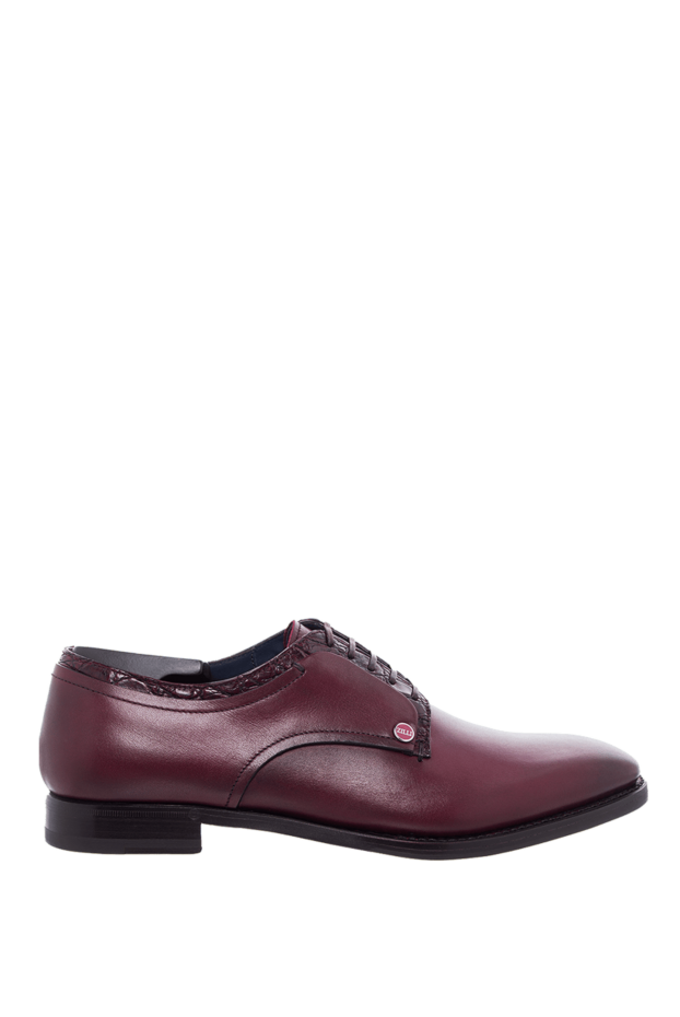 Zilli man shoes for men made of leather burgundy buy with prices and photos 164704 - photo 1