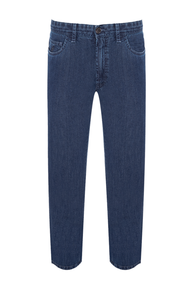 Brioni man blue polyamide and silk jeans for men buy with prices and photos 164754 - photo 1