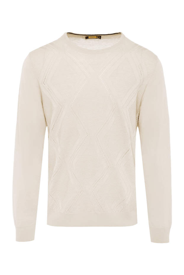 Zilli beige silk and linen jumper for men 164834 - photo 1