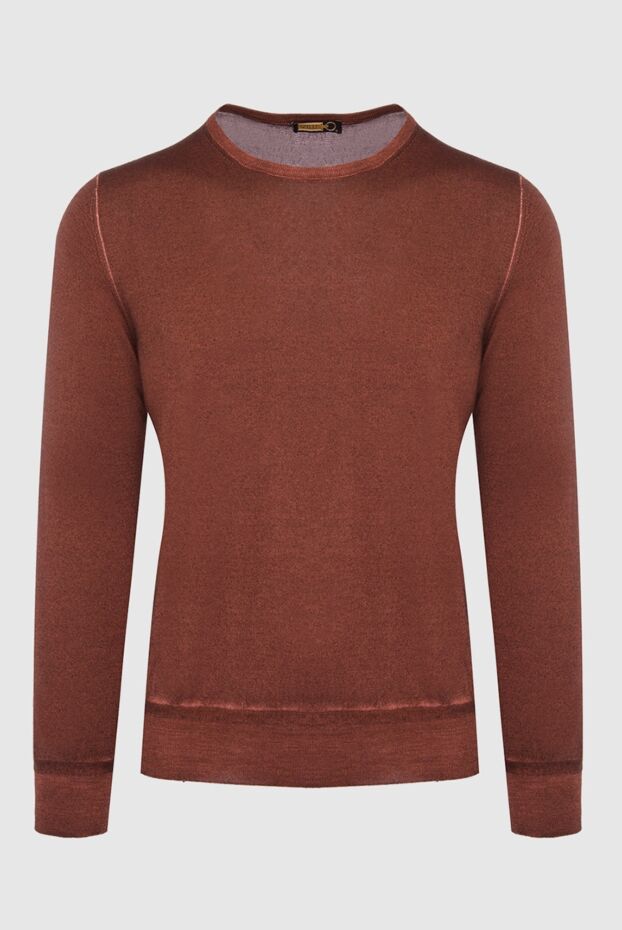 Zilli man cashmere and silk jumper orange for men buy with prices and photos 164896 - photo 1
