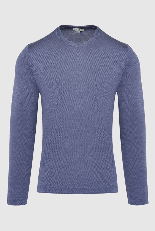 Zilli man cashmere and silk jumper blue for men buy with prices and photos 164951 - photo 1