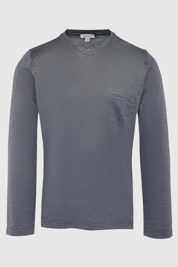 Zilli man cashmere and silk jumper gray for men buy with prices and photos 164953 - photo 1