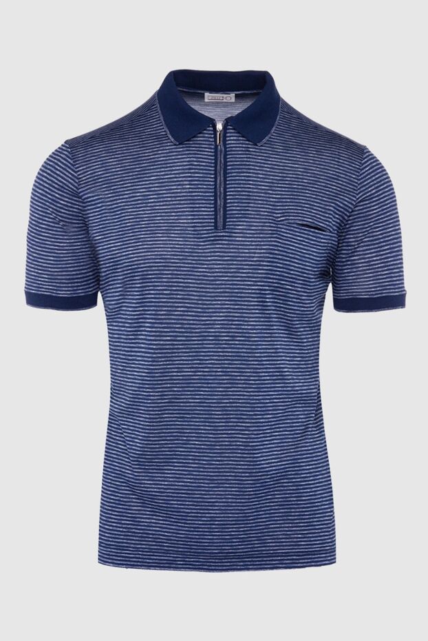 Zilli man silk polo blue for men buy with prices and photos 164957 - photo 1