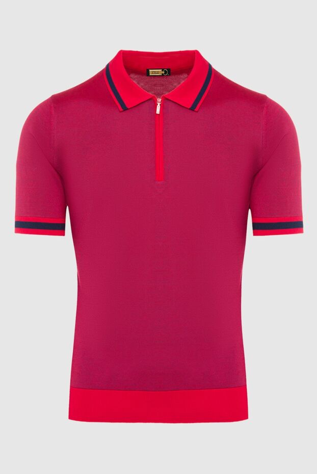 Zilli man cotton and silk polo red for men buy with prices and photos 164963 - photo 1