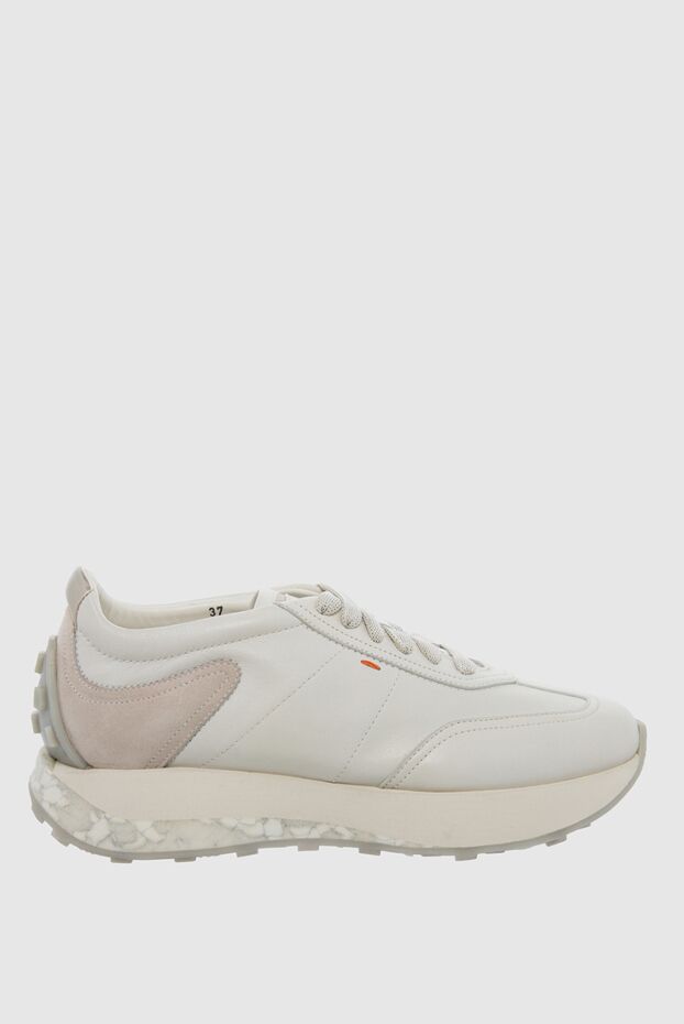 Santoni woman white leather sneakers for women buy with prices and photos 165076 - photo 1