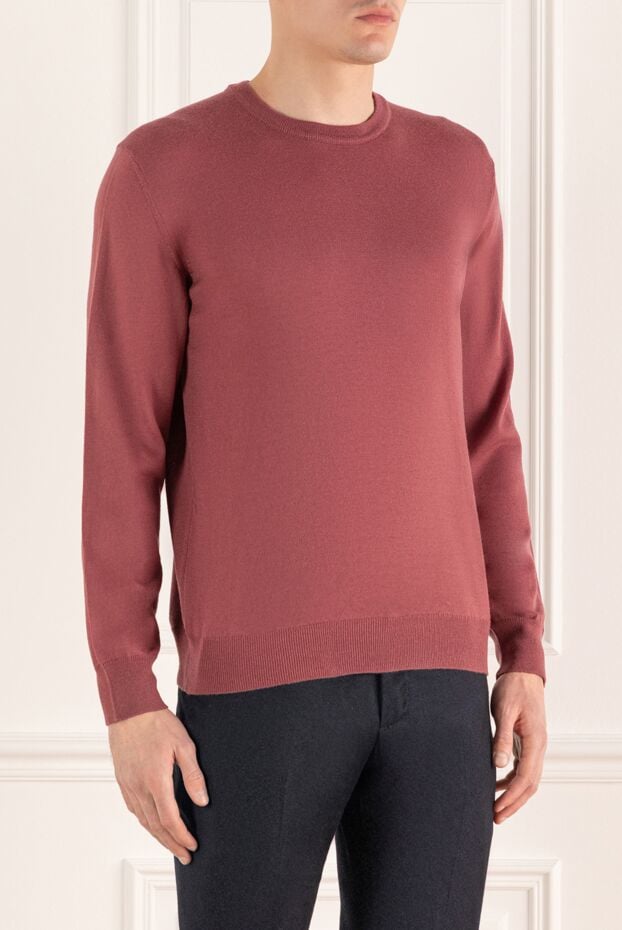 Dalmine men's fine wool jumper with a soft texture and neat fit 165181 - photo 3