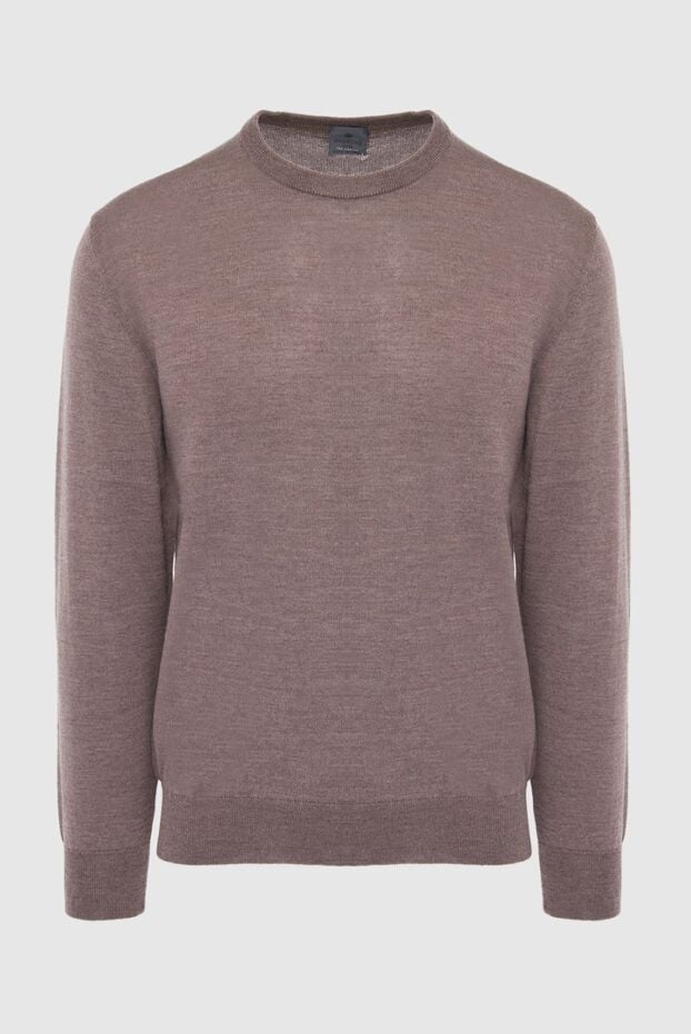 Dalmine brown basic wool jumper for men (markdown) 196950 - photo 1