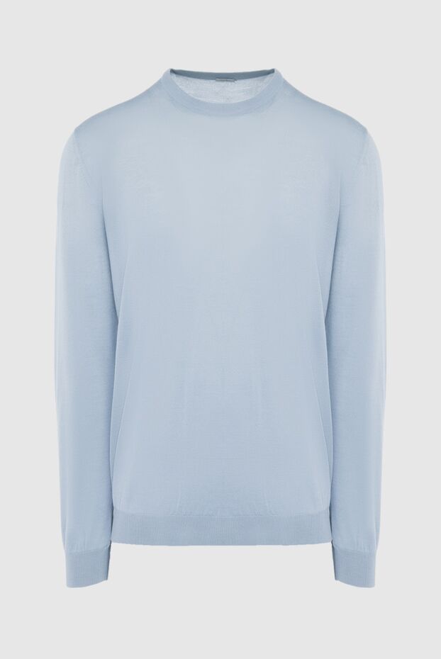 Malo man blue wool, silk and cashmere jumper for men buy with prices and photos 165299 - photo 1