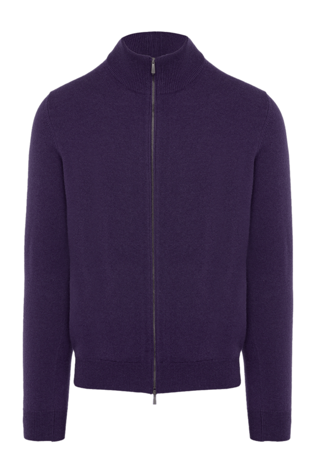 Malo man men's cashmere cardigan purple buy with prices and photos 165329 - photo 1