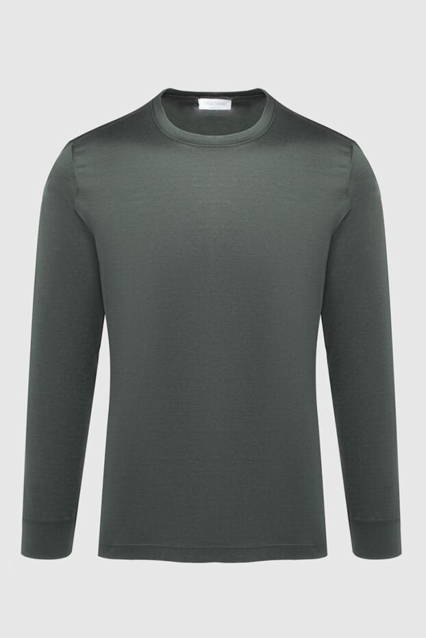 Gran Sasso dark grey long sleeve top made of soft jersey with neat cuff trim (markdown) 196989 - photo 1