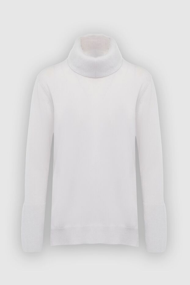 Gran Sasso woman white cashmere golf for women buy with prices and photos 165528 - photo 1