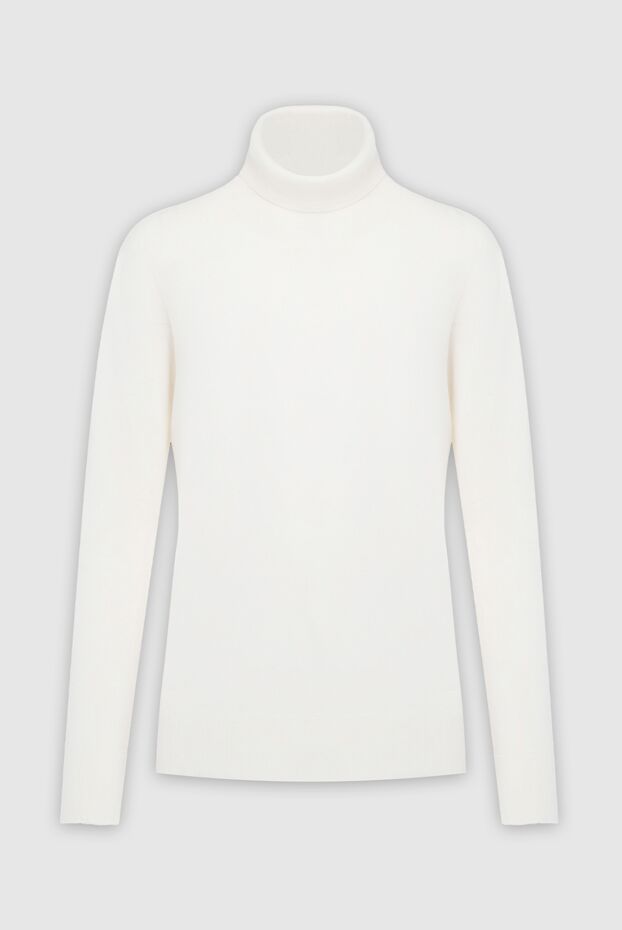 Gran Sasso woman white cashmere golf for women buy with prices and photos 165532 - photo 1