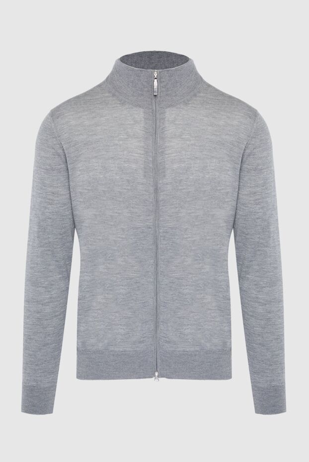 Gran Sasso man men's cashmere cardigan gray buy with prices and photos 165706 - photo 1