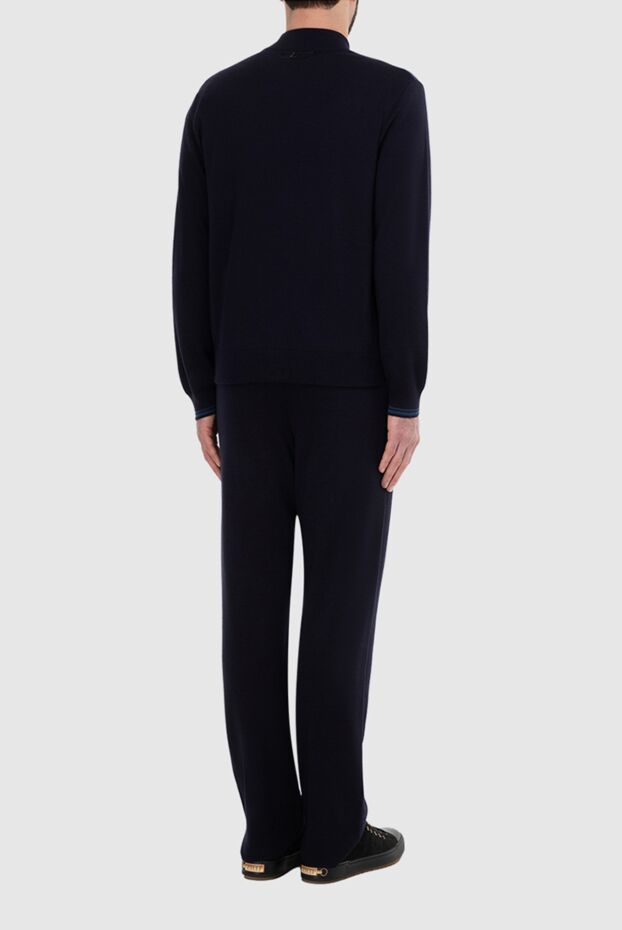 Zilli темно-синій костюм із фактурною панеллю та застібкою на блискавку 165759 - фото 3