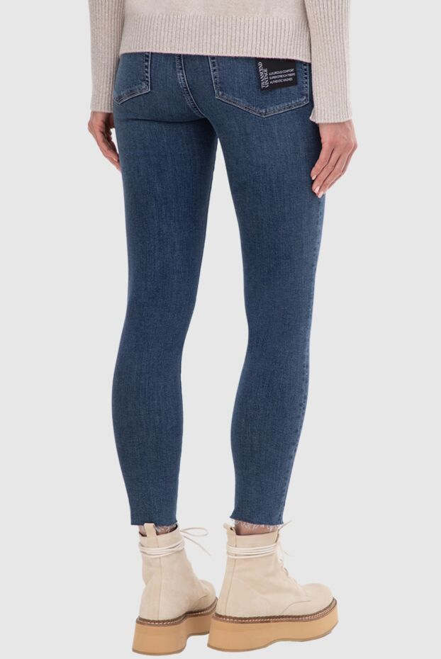Paige blue women's jeans with an accent waistband 165946 - photo 3