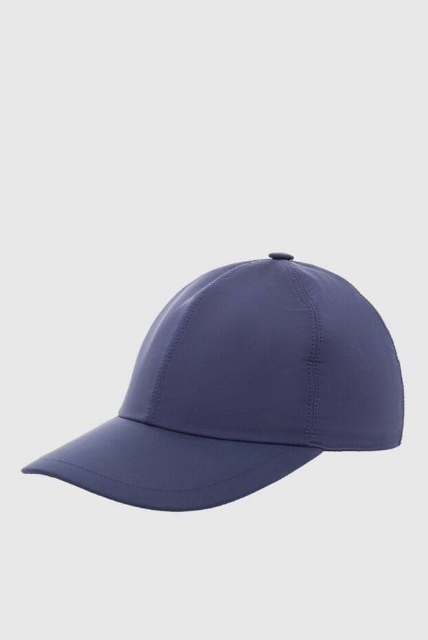 Enrico Mandelli blue silk cap for men 165962 - photo 3