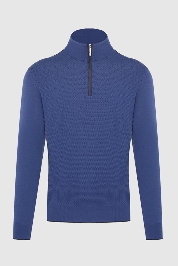 Stefano Ricci blue cashmere and silk trouser with elbow pads 166030 - photo 1