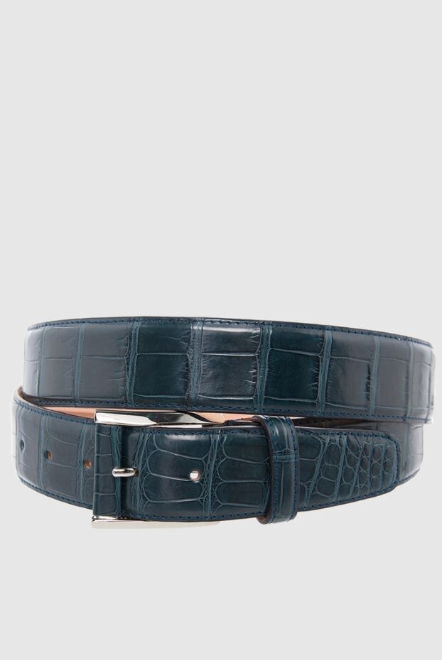 Cesare di Napoli man green crocodile leather belt for men buy with prices and photos 166079 - photo 1