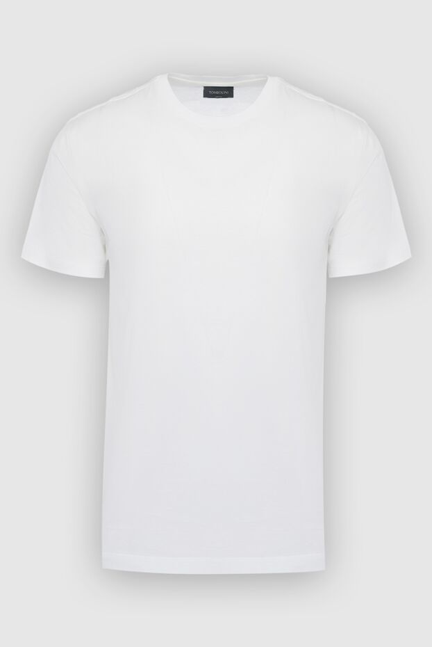 Tombolini man white cotton t-shirt for men buy with prices and photos 166184 - photo 1