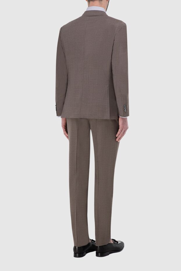 Tombolini wool brown suit with patch pockets men's 166207 - photo 3