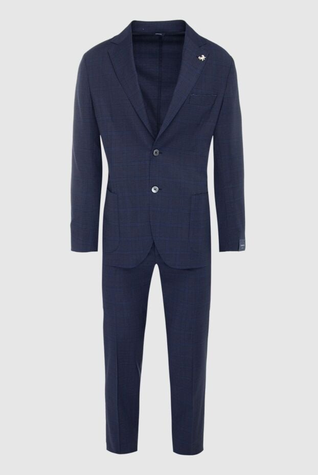 Tombolini men's suit made of wool blue 166208 - photo 1