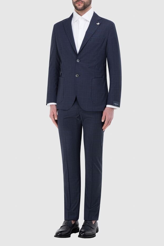 Tombolini men's suit made of wool blue 166208 - photo 2