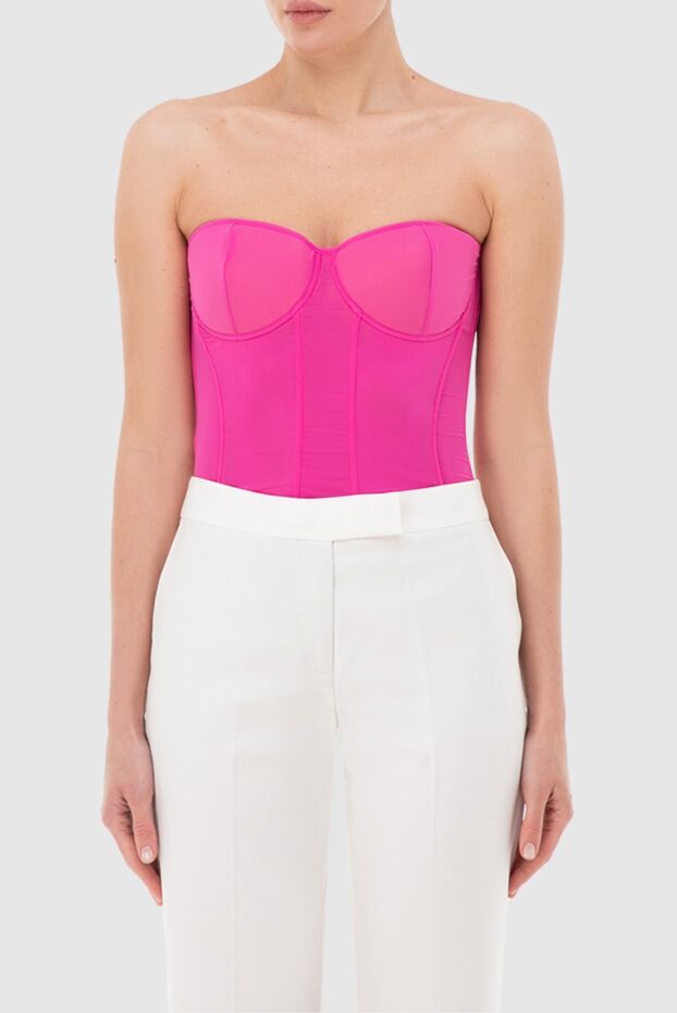 The Andamane corset made of polyamide and elastane pink for women 166259 - photo 3