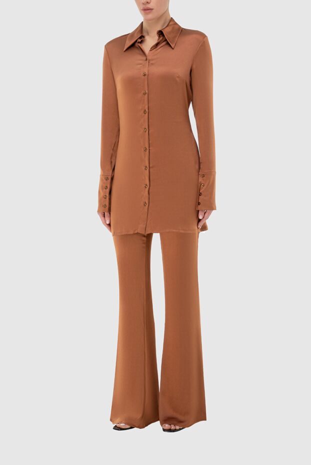 The Andamane woman women's brown polyester trouser suit buy with prices and photos 166264 - photo 2