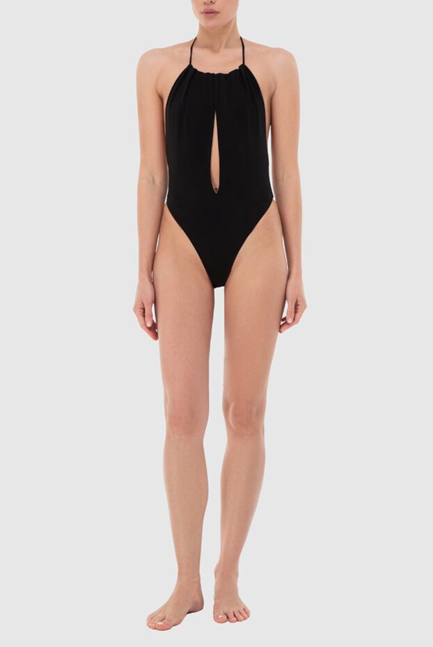 The Andamane black swimsuit with open back and high cut thigh 166269 - photo 2