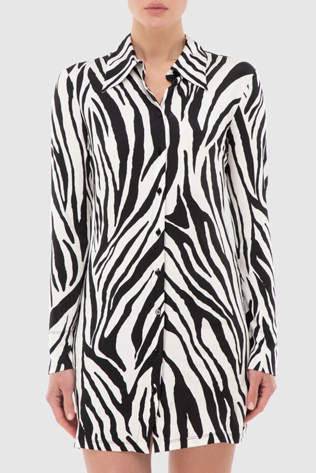 The Andamane flowing mini dress with contrast zebra print 166274 - photo 3