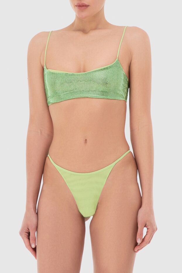 The Andamane swimsuit bottom made of polyamide and elastane green women's 166285 - photo 3