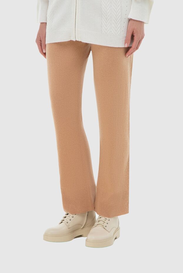 Max&Moi brown cashmere pants for women 166307 - photo 3