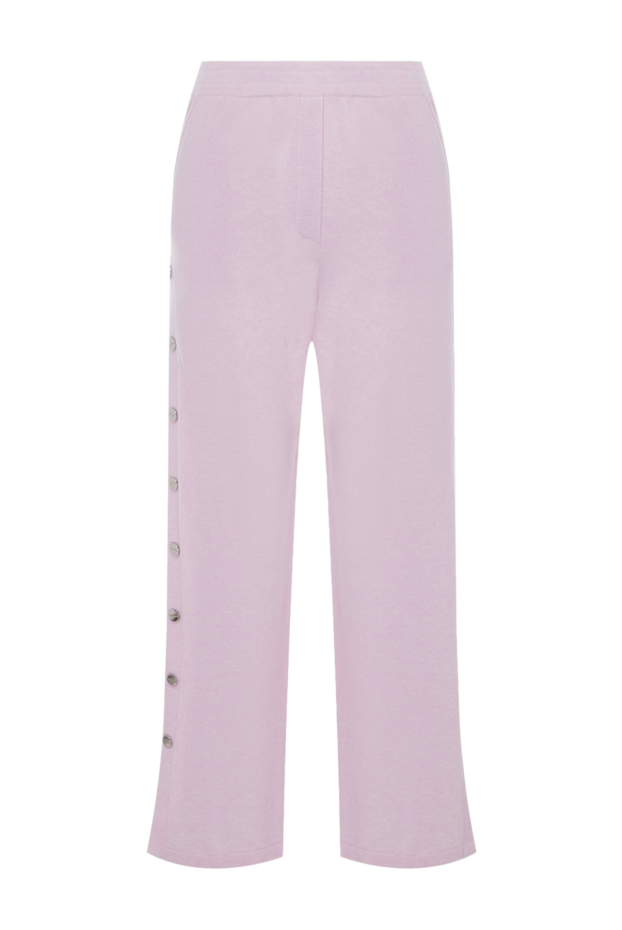 Max&Moi woman pink wool and cashmere trousers for women buy with prices and photos 166308 - photo 1