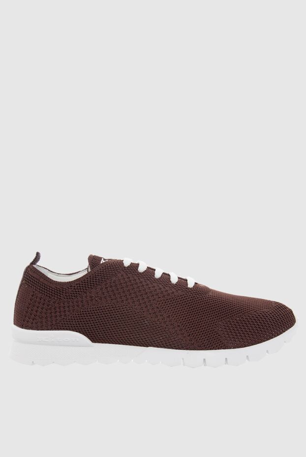 Kiton man brown textile sneakers for men 166332 - photo 1