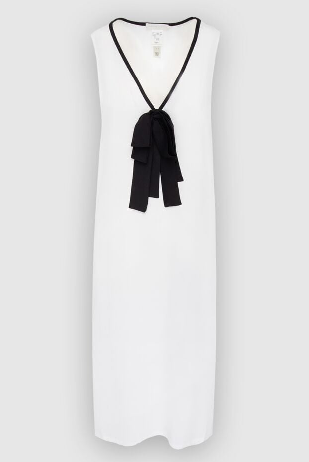 Fabiana Filippi women's blouse-dress with a black bow white 166433 - photo 1