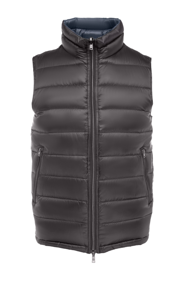Herno double-sided vest made of polyamide, blue for men. 166444 - photo 1