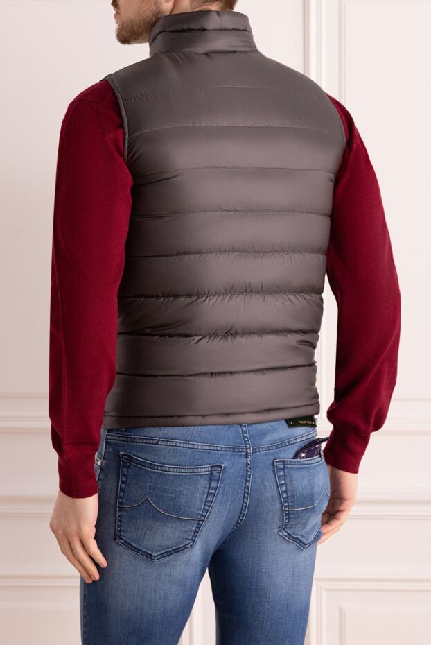 Herno double-sided vest made of polyamide, blue for men. 166444 - photo 3