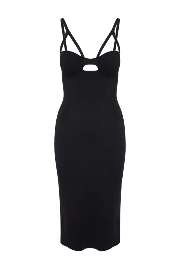 Khaite frida matte jersey dress black 166453 - photo 1