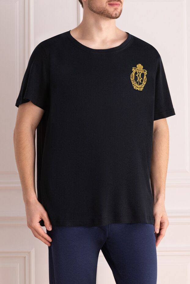 Billionaire t-shirt in rich color with an accent on the brand's monogram (markdown) 196929 - photo 3
