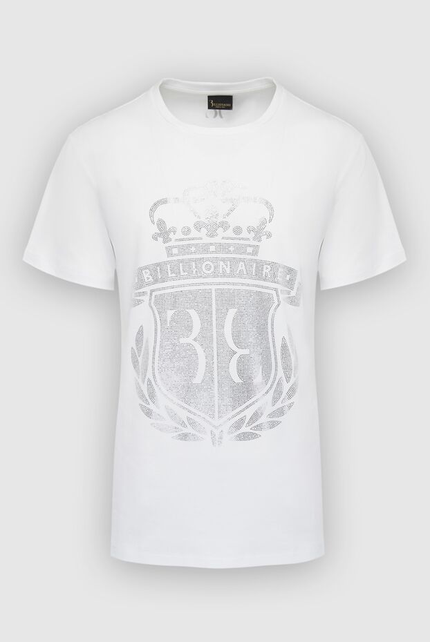 Billionaire man white cotton t-shirt for men buy with prices and photos 166483 - photo 1