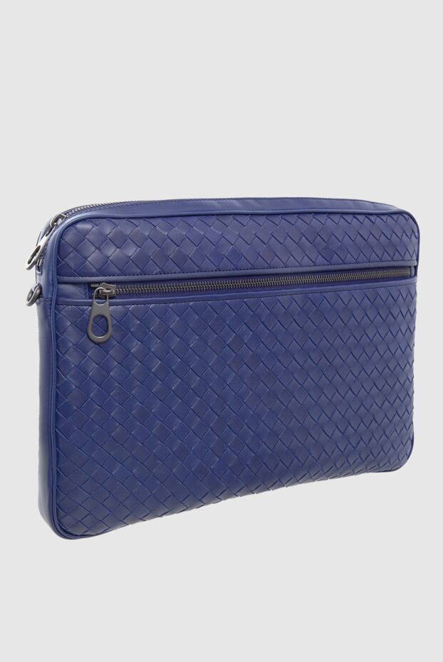 Bottega Veneta blue genuine leather folder for men 166523 - photo 3