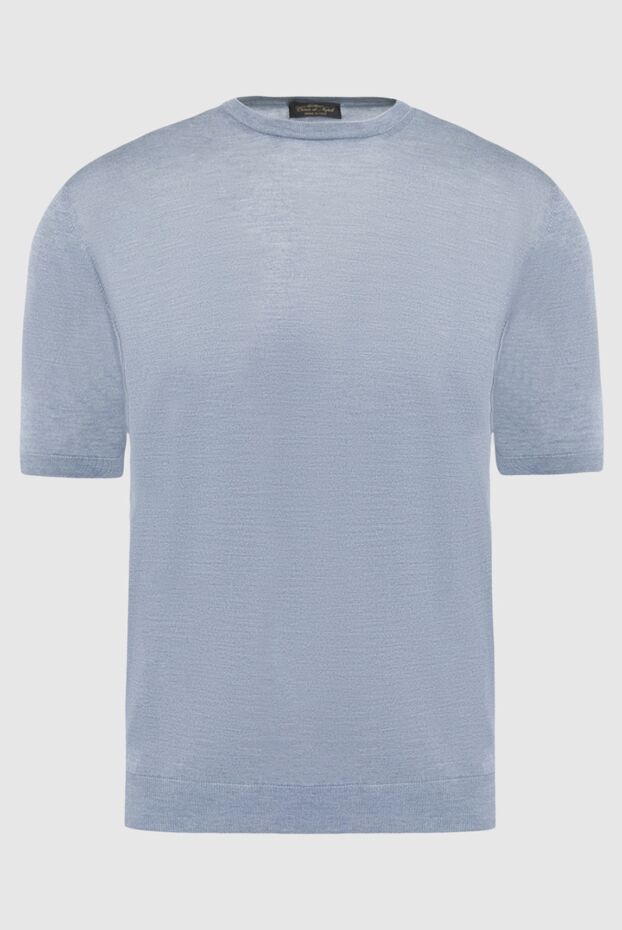 Cesare di Napoli man silk short sleeve jumper gray for men buy with prices and photos 166564 - photo 1