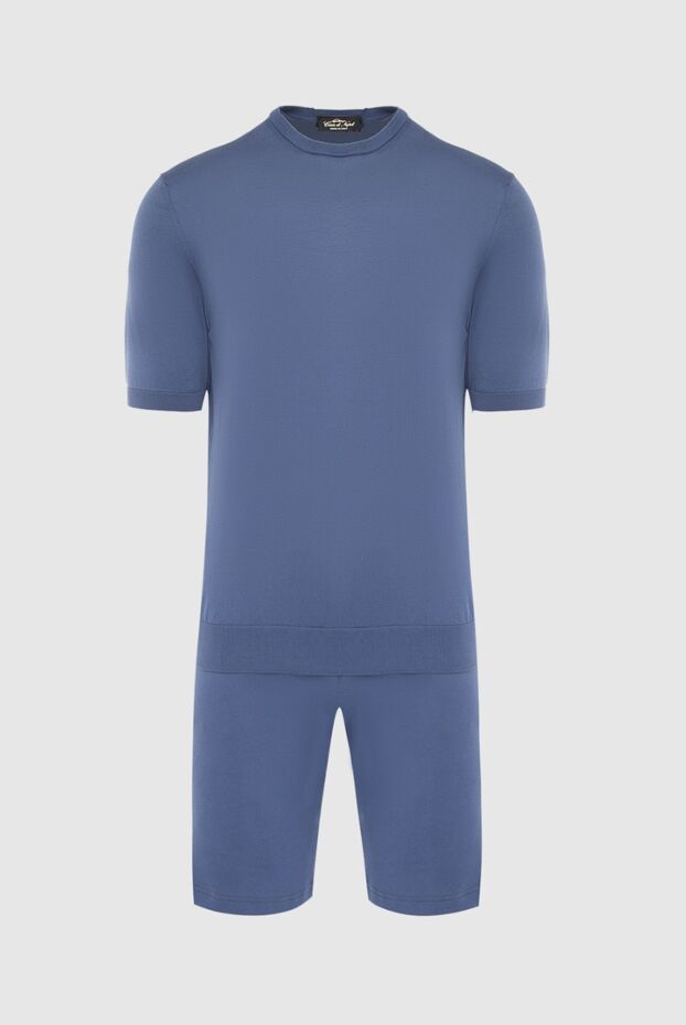 Cesare di Napoli мужские костюм спортивный мужской из хлопка синий купить с ценами и фото 166625 - фото 1