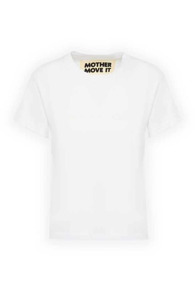 Mother Denim woman white cotton t-shirt for women buy with prices and photos 166664 - photo 1