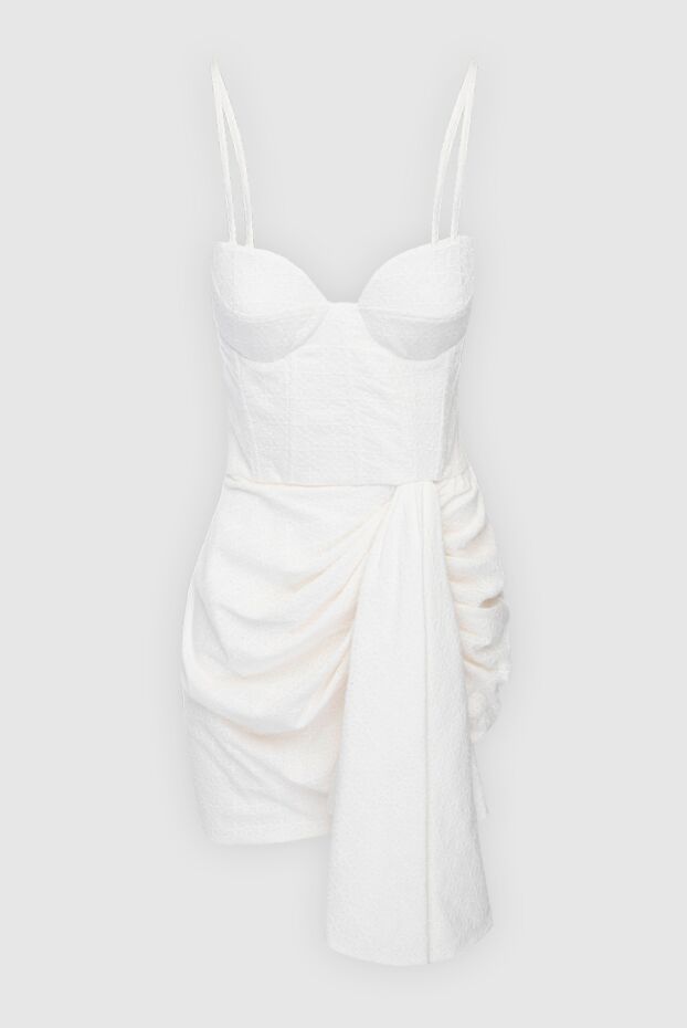 Giuseppe Di Morabito женские платье из хлопка белое женское купить с ценами и фото 166703 - фото 1