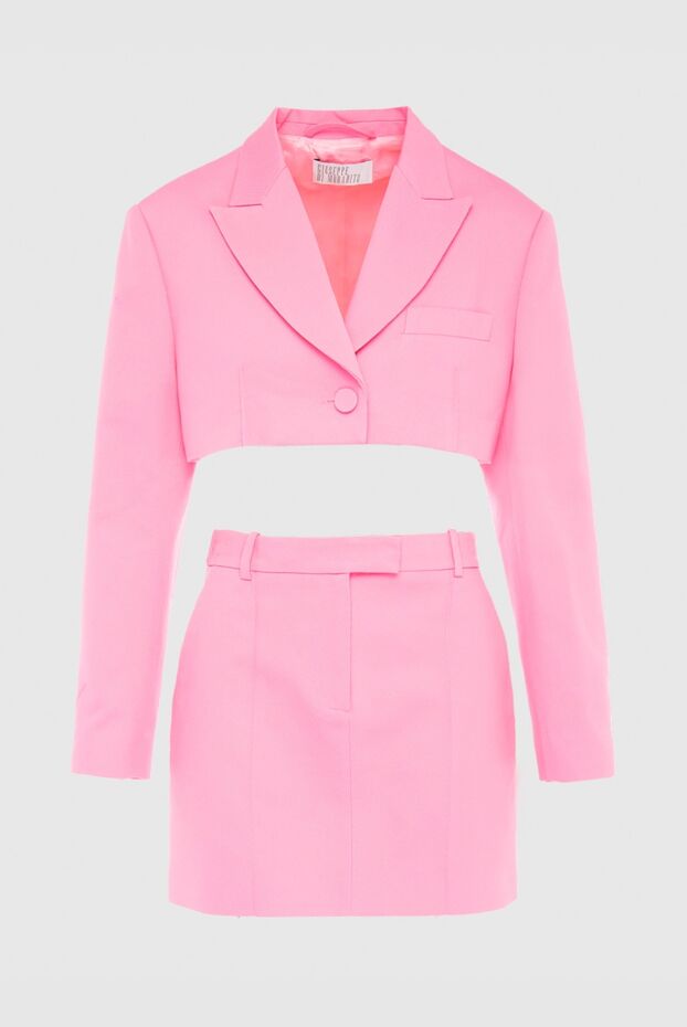 Giuseppe Di Morabito woman pink women's cotton and linen skirt suit buy with prices and photos 166704 - photo 1