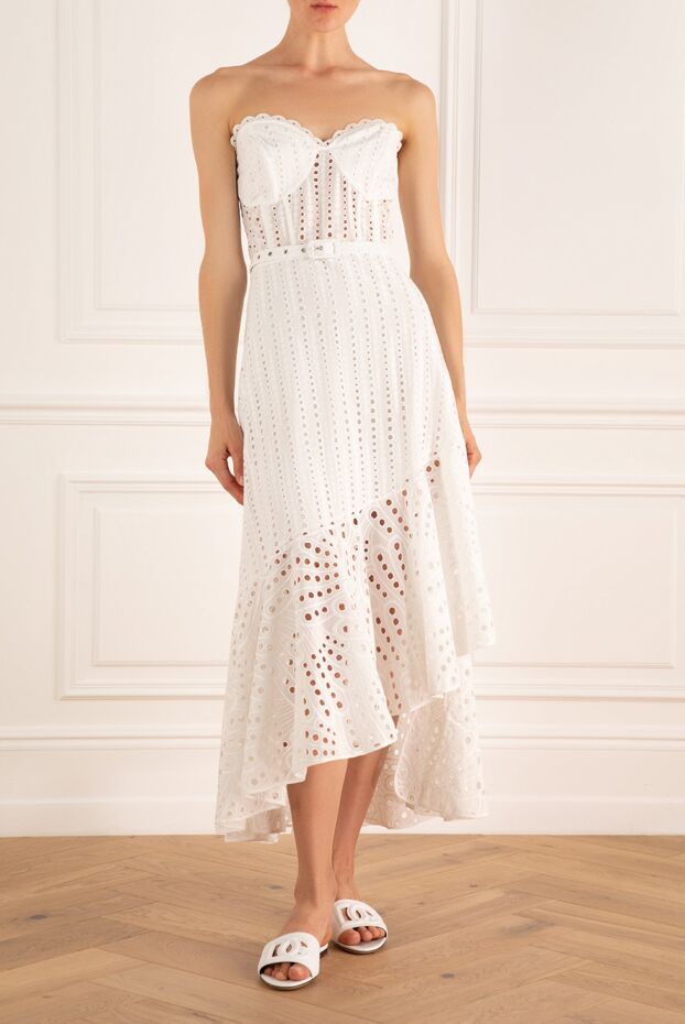 Charo Ruiz жіночі сукня з бавовни та поліестеру біла жіноча купити фото з цінами 166772 - фото 2