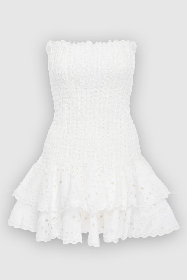 Charo Ruiz woman white cotton and polyester dress for women buy with prices and photos 166788 - photo 1