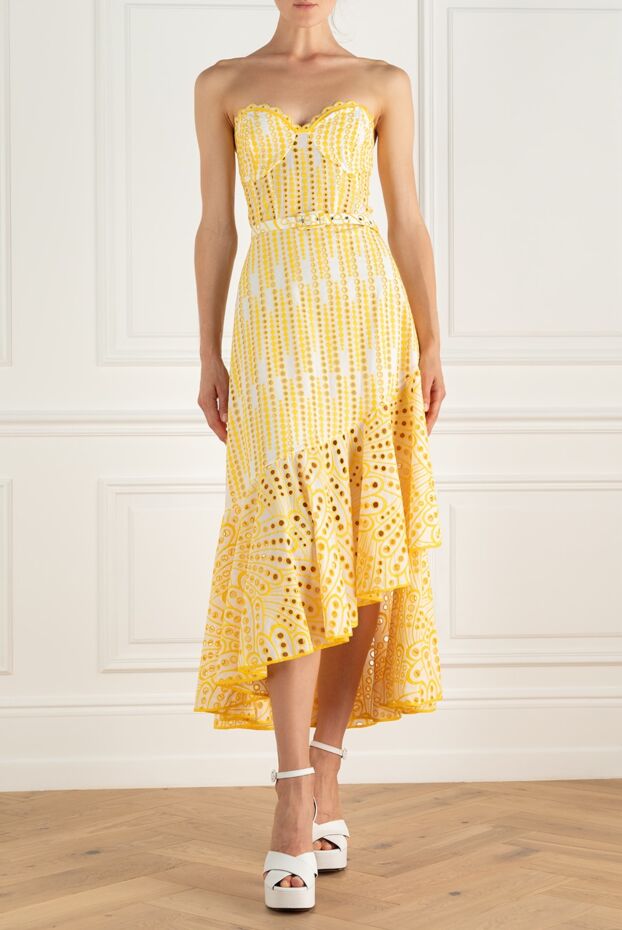 Charo Ruiz woman yellow cotton and polyester dress for women buy with prices and photos 166790 - photo 2