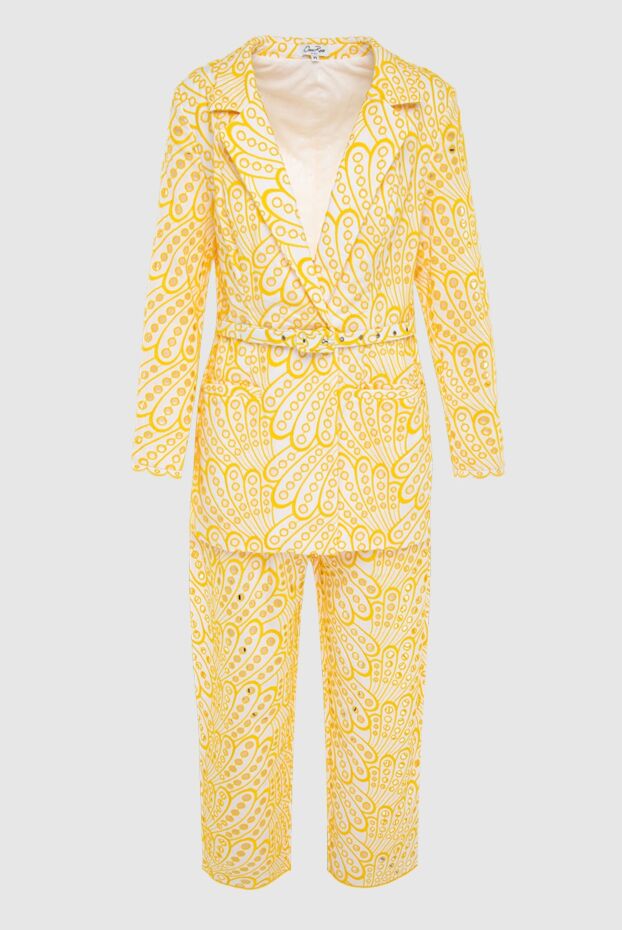 Charo Ruiz woman yellow women's cotton and polyester trouser suit buy with prices and photos 166793 - photo 1